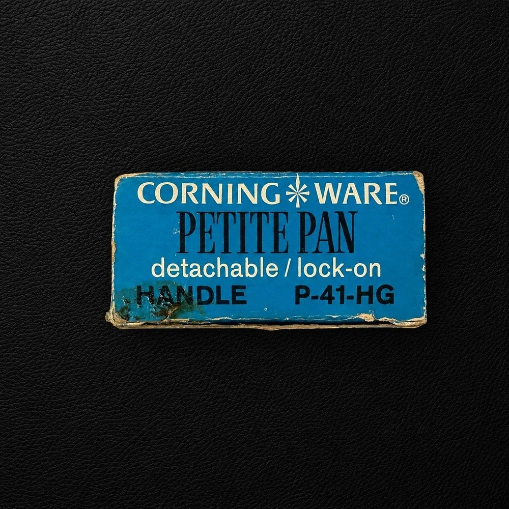 Vintage Corning Ware Petite Pan Detachable Lock-On Handle P-41-HG Black Chrome
